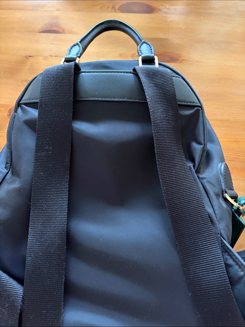 GWP Tory Burch Black Nylon Backpack (& Tory Burch pouch!) - Picture 8 of 12